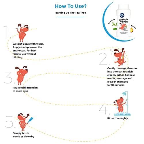 Barking Up The Tea Tree Shampoo 200ml (Pack of 2) - Captain Zack