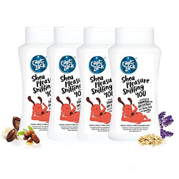Shea Pleasure Sniffing You Moisturizing Oatmeal Dog Shampoo | 200ml (Pack of 4) - Captain Zack