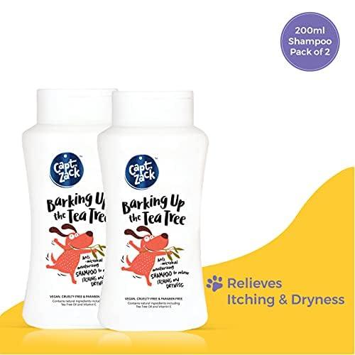 Barking Up The Tea Tree Shampoo 200ml (Pack of 2) - Captain Zack