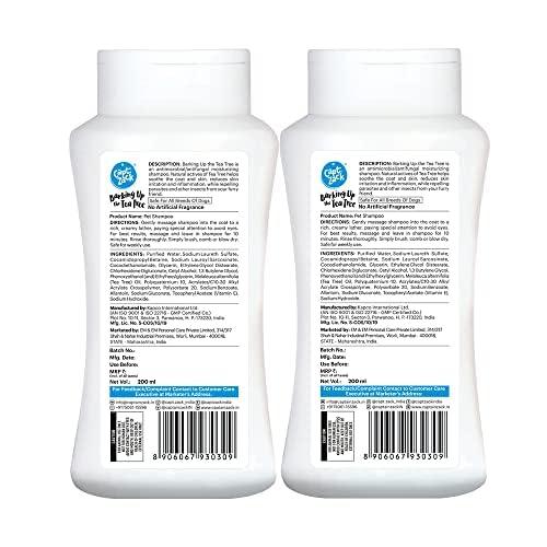 Barking Up The Tea Tree Shampoo 200ml (Pack of 2) - Captain Zack