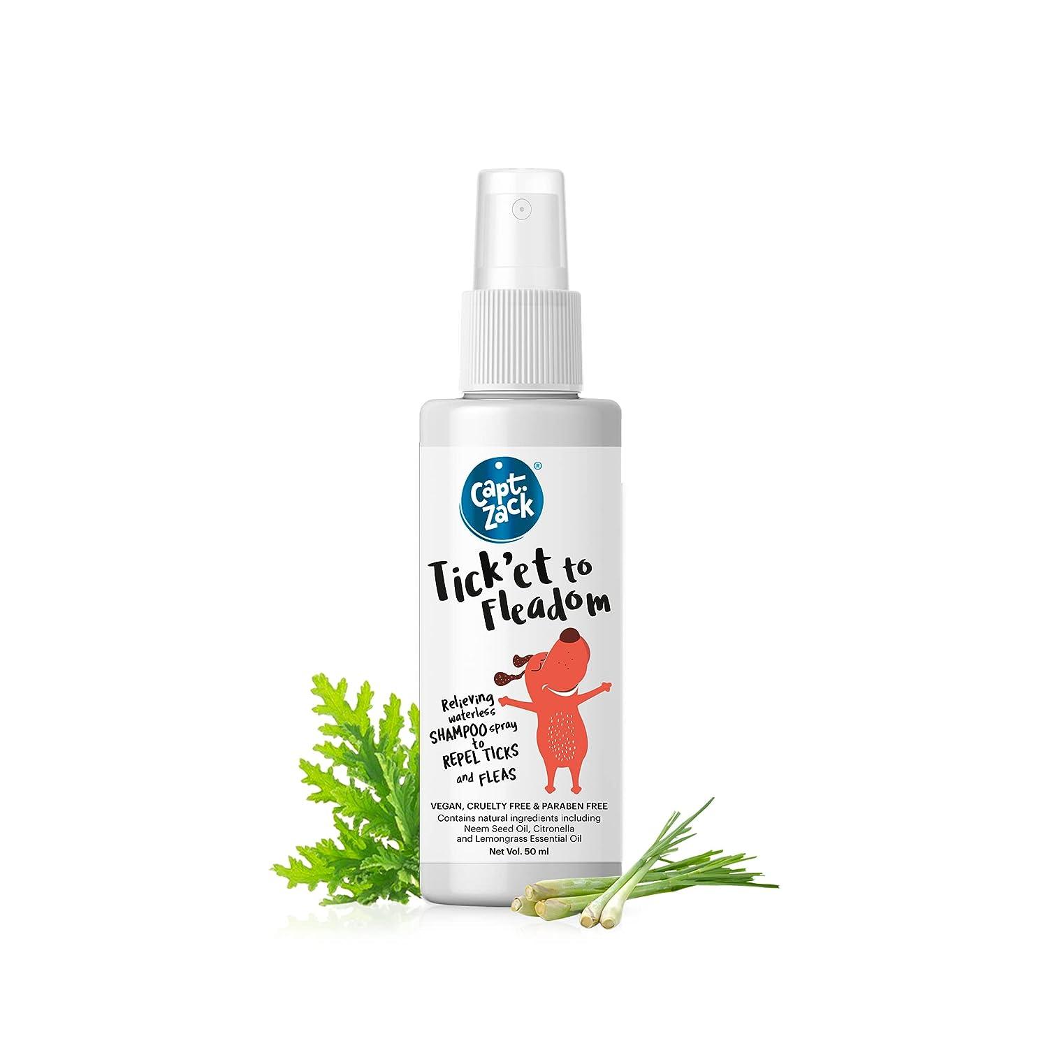 Tick’et To Fleadom Waterless Shampoo 50ml - Captain Zack