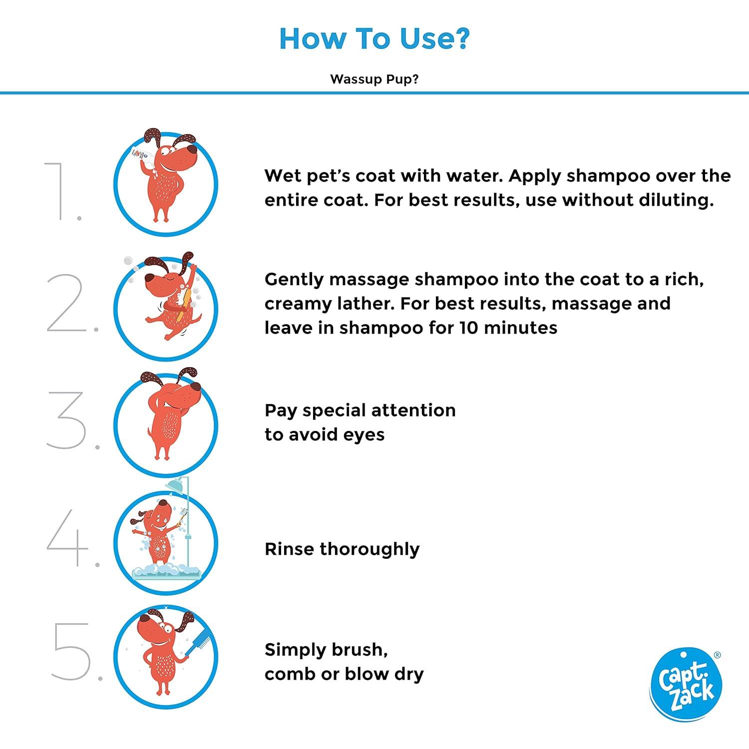 Barking Up The Tea Tree Shampoo-200ml + Bling On The Shine Waterless Shampoo-250ml - Captain Zack