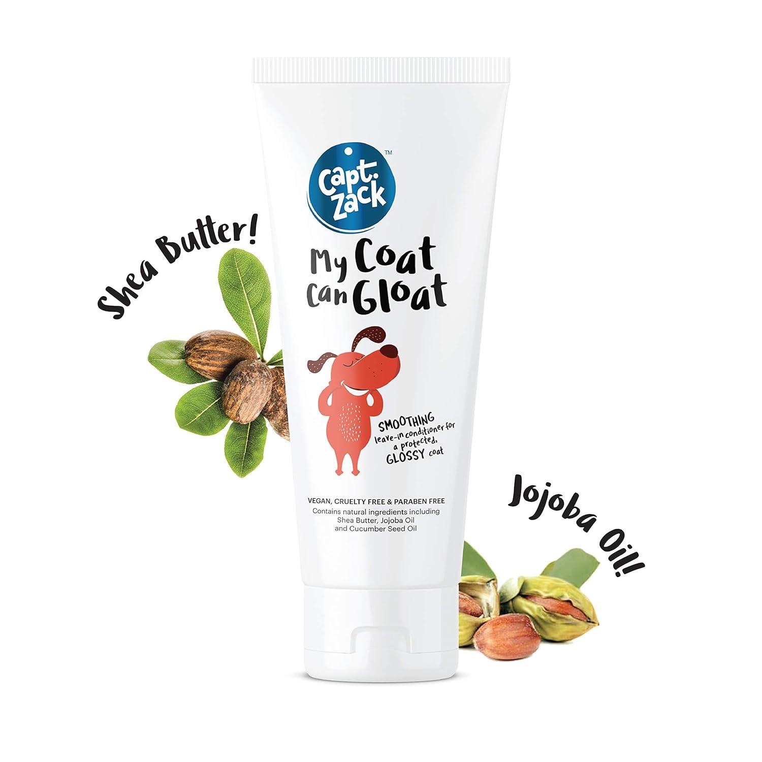 Barking Up The Tea Tree Dog Shampoo 200ml + My Coat Can Gloat Leave-in Conditioner, 100g - Captain Zack