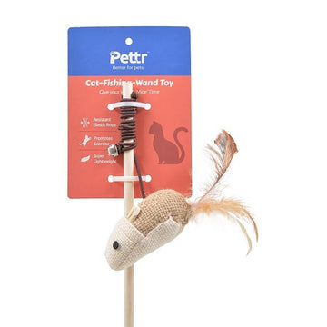 Pettr Cat Fishing Wand Toy - Captain Zack