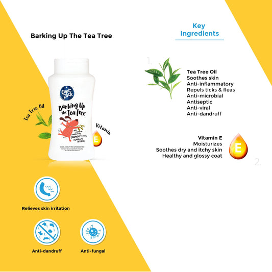 Barking Up The Tea Tree 200ml Pawesome Care Pack of 3 - Captain Zack