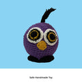 Crochet Owl Dog Toy - Captain Zack