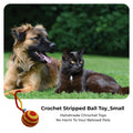 Crochet Stripped Ball Toy Small - Captain Zack