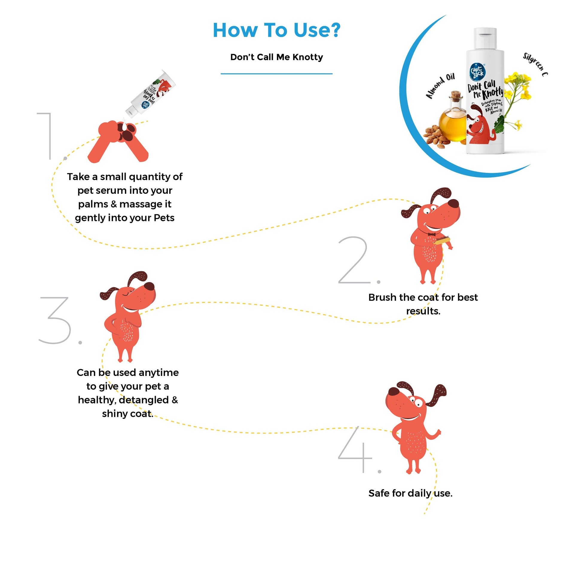 Don't Call Me Knotty Dog Serum 100ml - Captain Zack