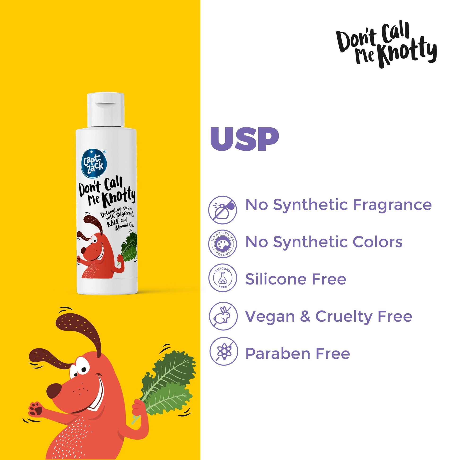 Don't Call Me Knotty Dog Serum 100ml - Captain Zack