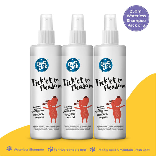 Tick'et To Fleadom 250ml Pack of 3 - Captain Zack