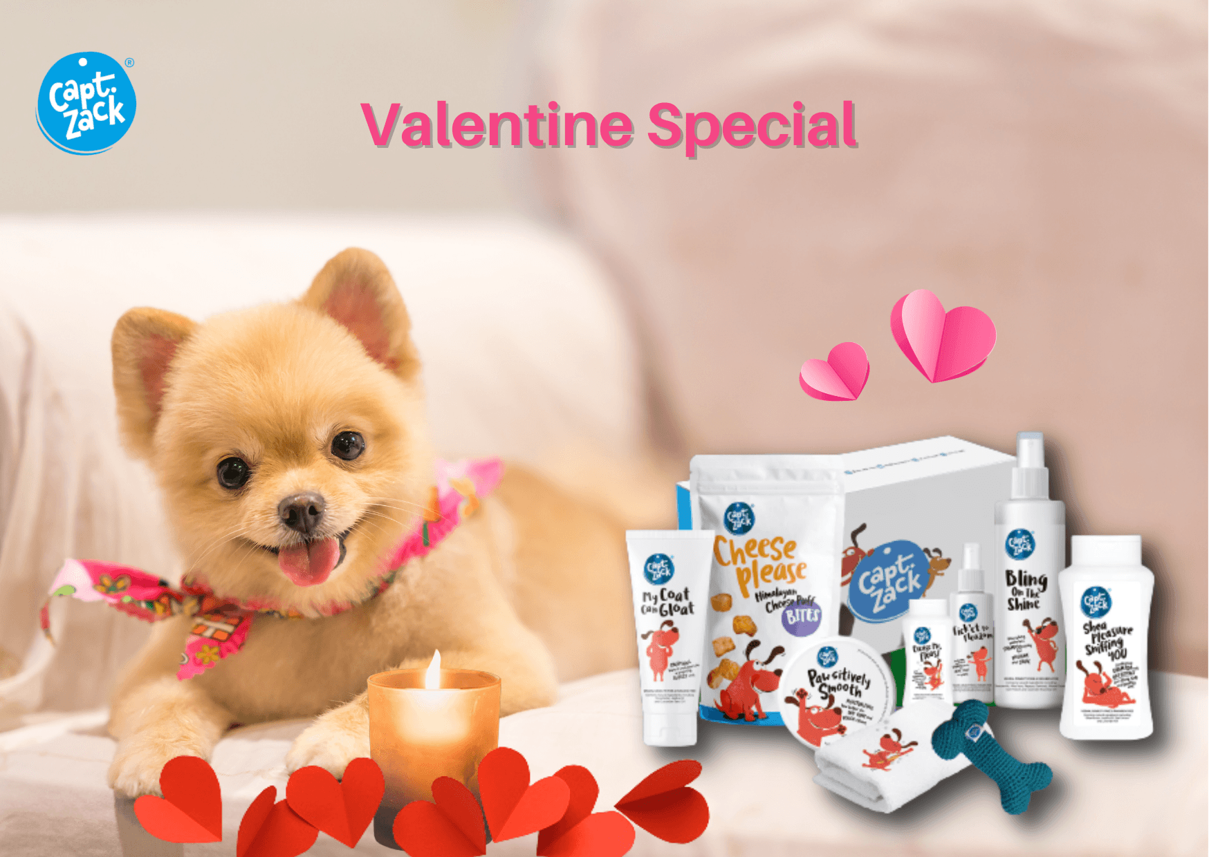 Ways To Make Your Pet's Valentine's Special Like Never Before With Captain Zack Products - Captain Zack