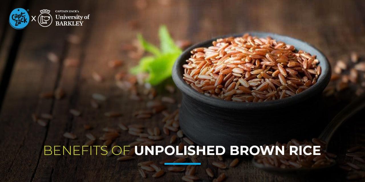 Benefits of Unpolished Brown Rice for dogs - Captain Zack