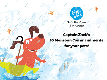 Captain Zack's Ten Monsoon Commandments for pet parents! - Captain Zack