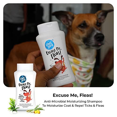 Excuse Me, Fleas! Anti-Microbial & pH Balanced Dog Shampoo 200ml | Pack of 2 - Captain Zack