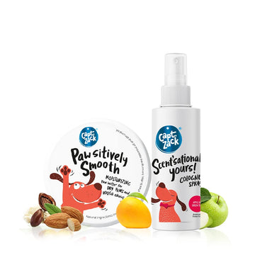 Pawsitively Smooth Paw Butter 100 g + Scent’sationally Apple and Green Tea Cologne for Dogs & Cats 100 ml