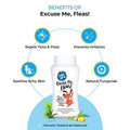 Excuse Me, Fleas! Anti-Microbial & pH Balanced Dog Shampoo 200ml | Pack of 2 - Captain Zack