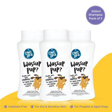 Wassup Pup? 200ml Pawesome Care Pack of 3 - Captain Zack