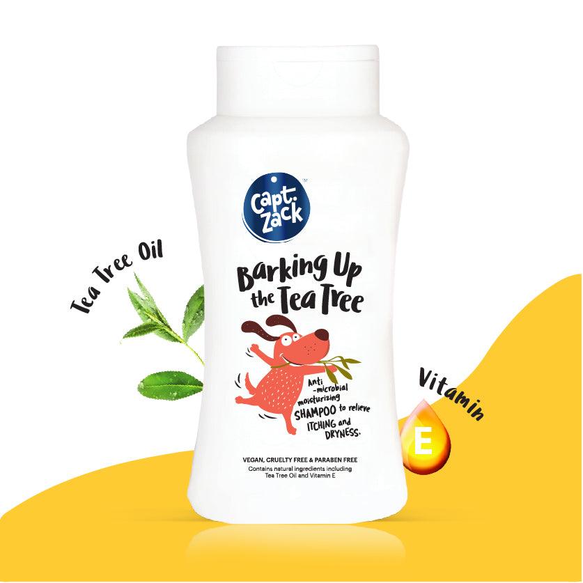 Barking Up the Tea Tree Shampoo 200ml + Pawsitively Smooth Paw Butter 100g - Captain Zack