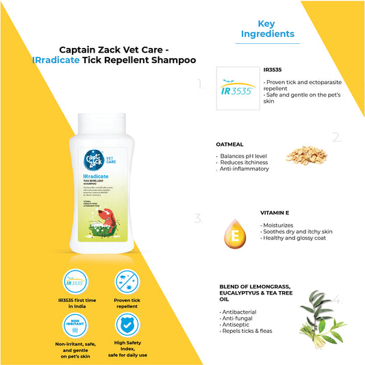 IRradicate – Tick Repellent Shampoo 50ml