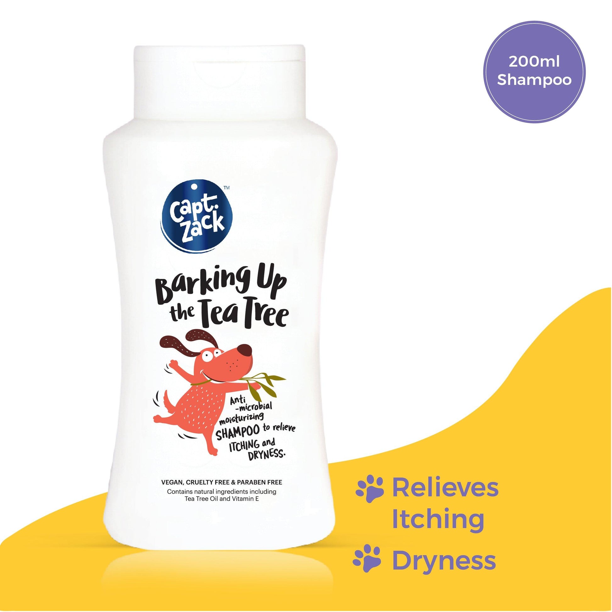 Barking Up The Tea Tree Shampoo Relieves Itching & Dryness - Captain Zack