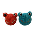 Crochet Frog Dog Toy - Captain Zack