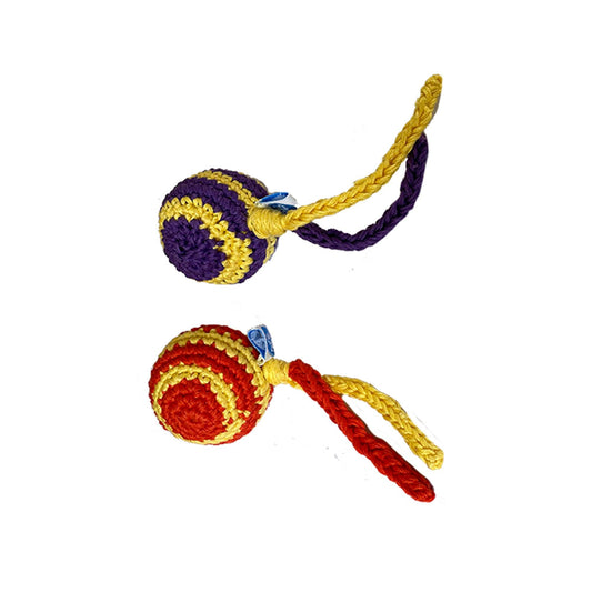 Crochet Stripped Ball Toy Small