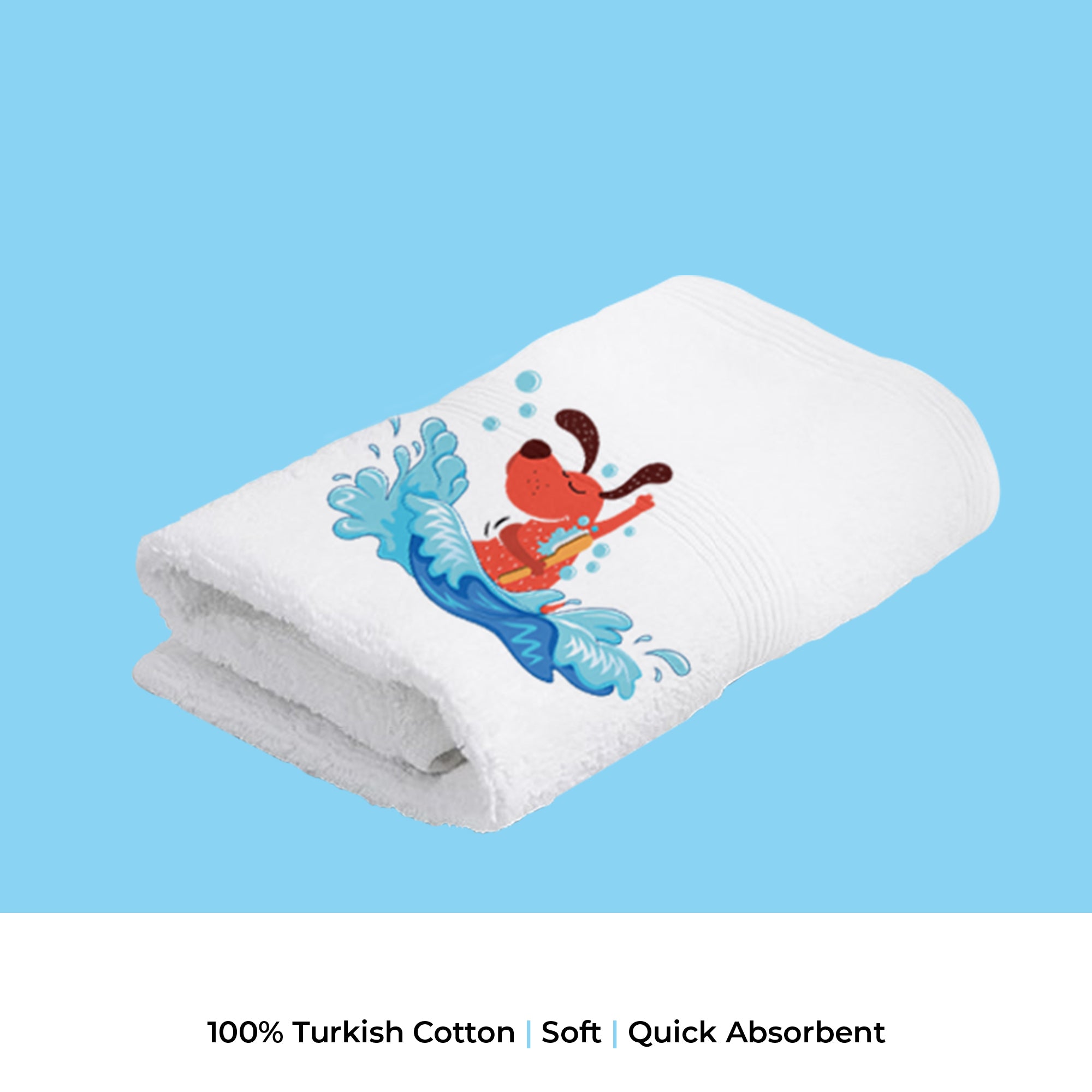 Zack On Wave Bath Towel