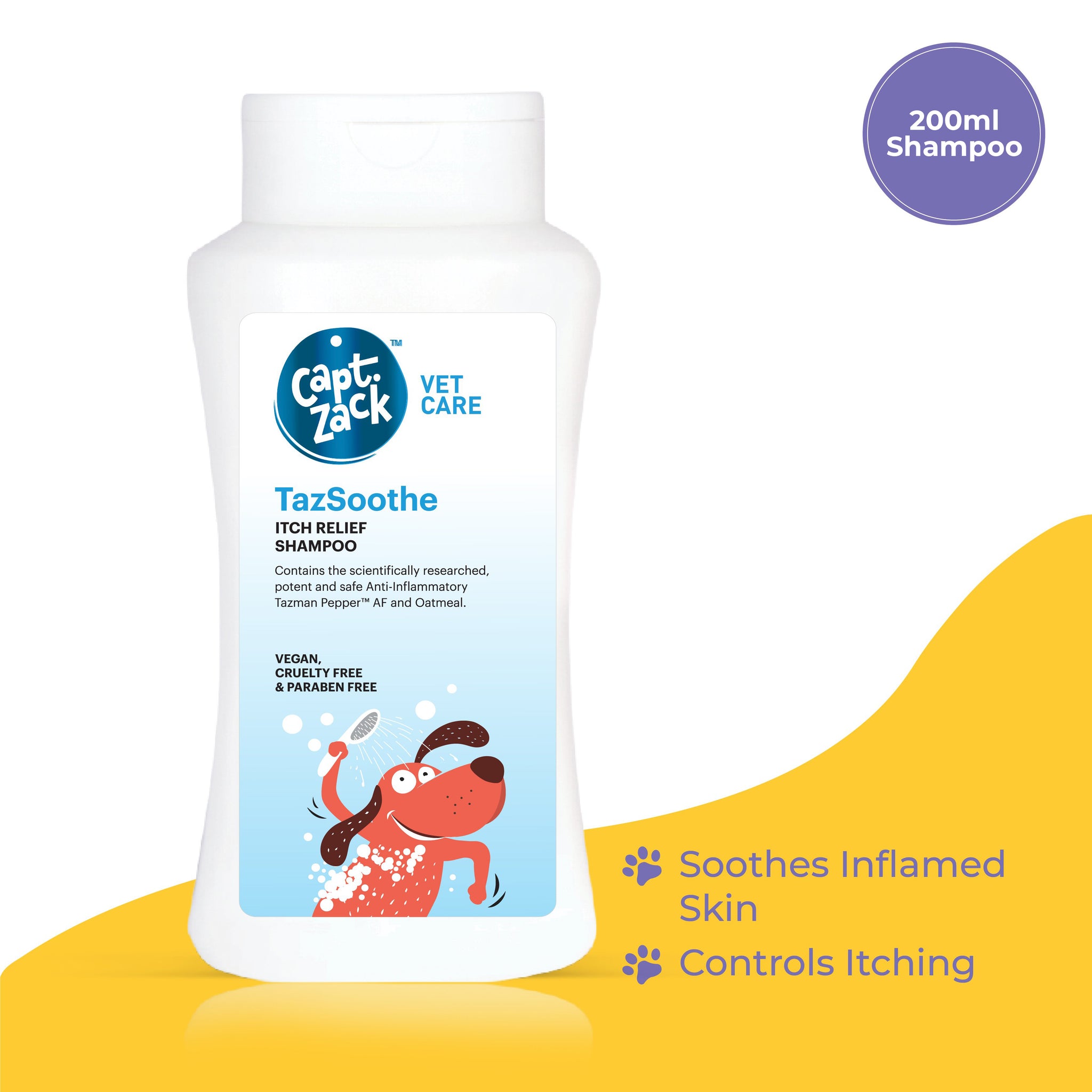 TazSoothe – Itch Relief Shampoo 200ml