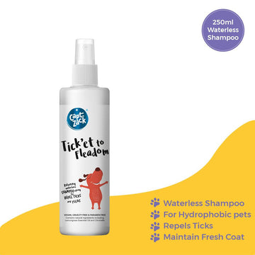 Tick’et To Fleadom Waterless Shampoo 250ml
